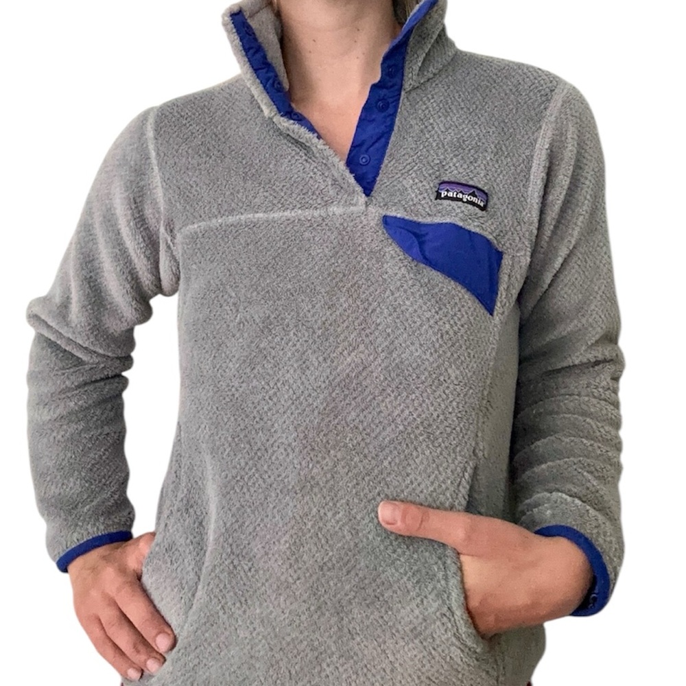 Patagonia Women’s Polartec ThermalPro Pullover textured Fleece Sweatshirt Large